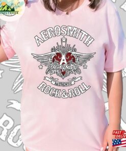 Aerosmith Rock And Roll T Shirt 2023 2024 Peace Out Farewell Tour With The Black Crowes Shirt Classic 4