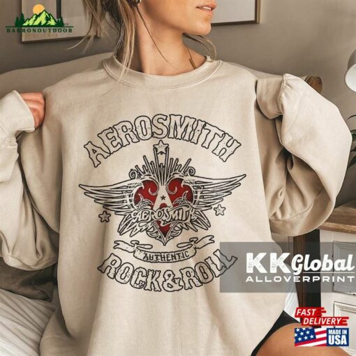 Aerosmith Rock And Roll T-Shirt 2023 – 2024 Peace Out Farewell Tour With The Black Crowes Shirt Sweatshirt