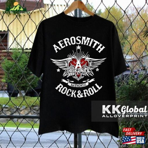 Aerosmith Rock And Roll T-Shirt 2023 – 2024 Peace Out Farewell Tour With The Black Crowes Shirt Sweatshirt