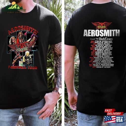 Aerosmith Shirt T-Shirt Band Graphic Tees Classic