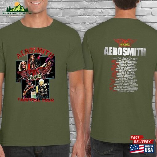 Aerosmith Shirt T-Shirt Band Graphic Tees Classic