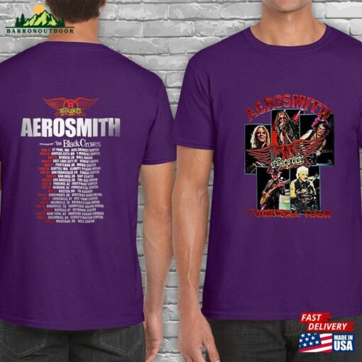 Aerosmith Shirt T-Shirt Band Graphic Tees Classic