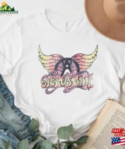 Aerosmith T-Shirt Pastel Wings Graphic Tees Shirt Rock Band Album Concert Tour T-Shirts Hoodie Classic
