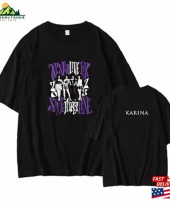 Aespa 2023 Concert Merch Shirt Synk Hyper Line Tour My World T-Shirt Sweatshirt