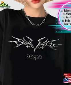 Aespa Savage Shirt Tour 2023 Synk Hyper Line T-Shirt Classic