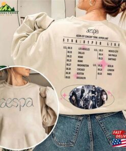 Aespa Tour 2023 Synk Hyper Line Shirt T-Shirt My World Hoodie Unisex