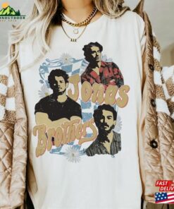 Aesthetic Jonas Brothers T-Shirt Graphic Tee Nick Joe Kevin Shirt Unisex Classic