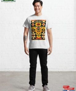 African Inspired Pattern Vibrant Cultural Design Classic Hoodie 3