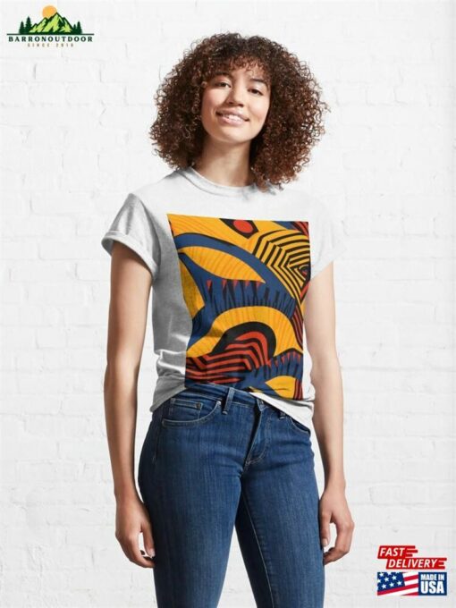 African Inspired Pattern Vibrant Cultural Design Unisex Classic