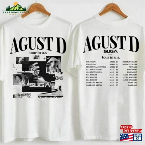 Agust D Day Tour T-Shirt Suga Album Shirt World Classic Unisex