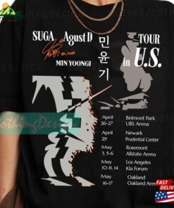 Agust D Day Tour T-Shirt Sweatshirt Hoodie Unisex