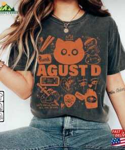 Agust D Kpop Doodle Art Shirt Vintage Merch Tee Day Album Lyrics Tattoo Classic Sweatshirt