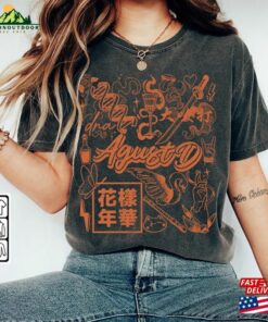 Agust D Kpop Doodle Art Shirt Vintage Merch Tee Day Albums Lyric Tattoo Classic T-Shirt