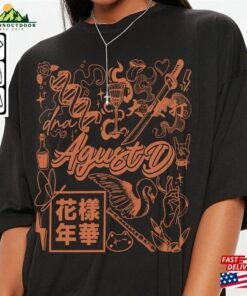 Agust D Kpop Doodle Art Shirt Vintage Merch Tee Day Albums Lyric Tattoo Classic T-Shirt 2 Agust D Kpop Doodle Art Shirt Vintage Merch Tee Day Albums Lyric Tattoo Classic T Shirt 3