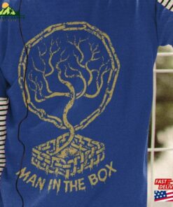 Aic Inspired T-Shirt Man In The Box Tee Alice Chains Shirt Sweatshirt Classic