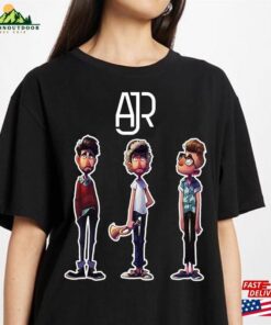 Ajr Band Shirt Sweatshirt The Click Album Members Chibi T-Shirt Unisex Ajr Band Shirt Sweatshirt The Click Album Members Chibi T-Shirt Unisex