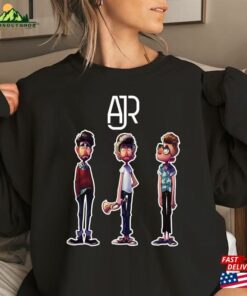 Ajr Band Shirt Sweatshirt The Click Album Members Chibi T-Shirt Unisex 2 Ajr Band Shirt Sweatshirt The Click Album Members Chibi T Shirt Unisex 3