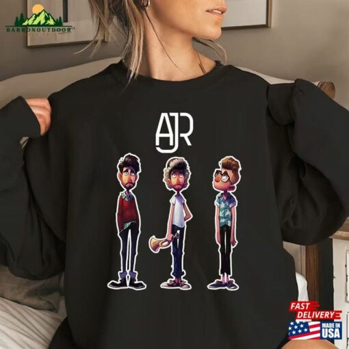 Ajr Band Shirt Sweatshirt The Click Album Members Chibi T-Shirt Unisex