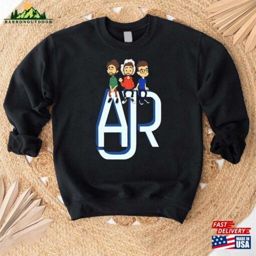 Ajr Band Shirt The Click Album Sweatshirt Members Chibi Hoodie Unisex