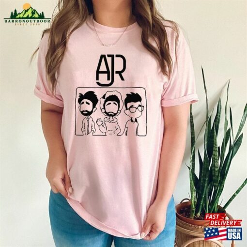 Ajr Band T-Shirt The Click Album Shirt Members Chibi Hoodie