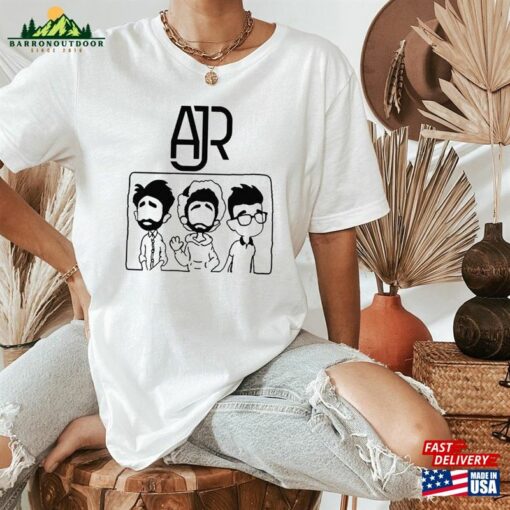 Ajr Band T-Shirt The Click Album Shirt Members Chibi Hoodie