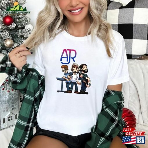 Ajr T-Shirt The Click Galaxy Members Chibi Shirt Unisex Sweatshirt