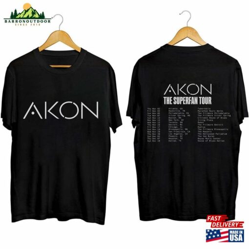 Akon The Superfan Tour 2023 Shirt Fan Concert Hoodie T-Shirt