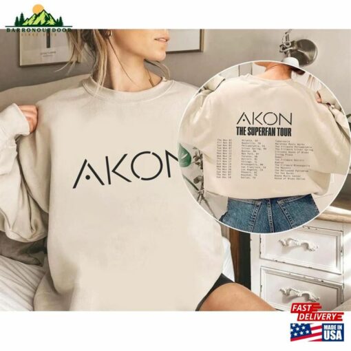 Akon The Superfan Tour 2023 Shirt Fan Concert Unisex Classic