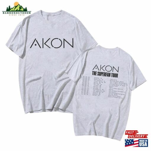 Akon The Superfan Tour 2023 Shirt Fan Concert Unisex Classic