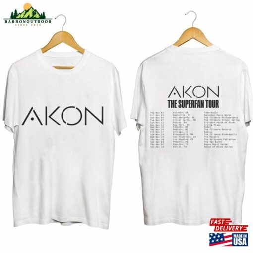 Akon The Superfan Tour 2023 Shirt Fan T-Shirt Classic