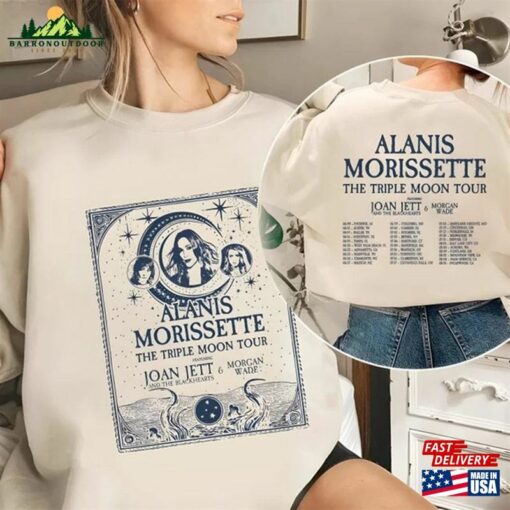 Alanis Morissette The Triple Moon Tour 2024 Shirt Fan T-Shirt Unisex