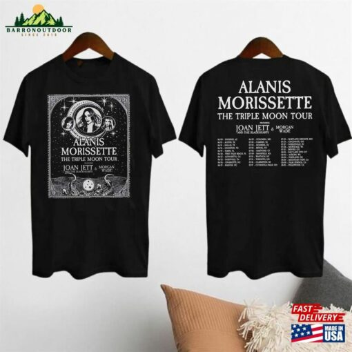 Alanis Morissette The Triple Moon Tour 2024 T-Shirt Fan Gift Shirt Classic