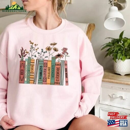 Albums As Books Sweatshirt Rock Music Sweater Trendy Aesthetic For Book Lovers T-Shirt Unisex