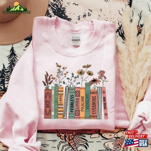 Albums As Books Sweatshirt Trendy Aesthetic For Book Lovers Crewneck Sweater Folk Music Hoodie Country Uk