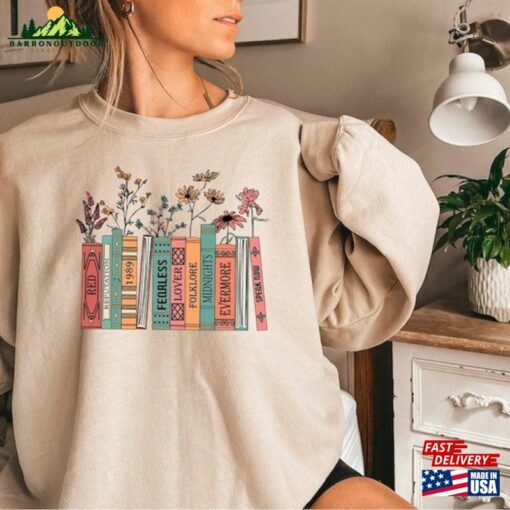 Albums As Books Sweatshirt Trendy Aesthetic For Book Lovers Crewneck Sweater Hoodie