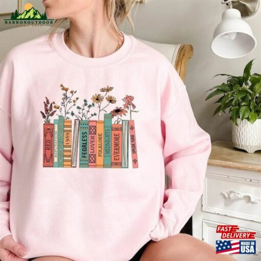 Albums As Books Sweatshirt Trendy Aesthetic For Book Lovers Crewneck Sweater Hoodie