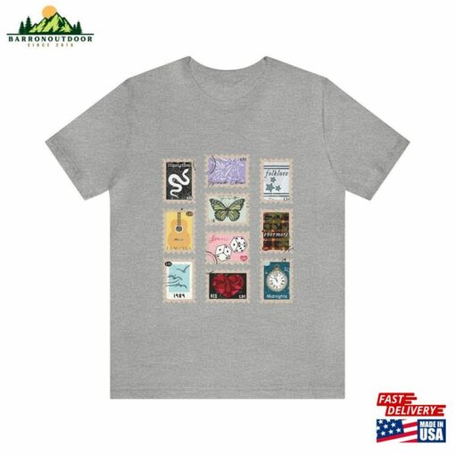 Albums As Stamps Tee Taylor Vintage T-Shirt Concert Gifts Unisex Sweatshirt