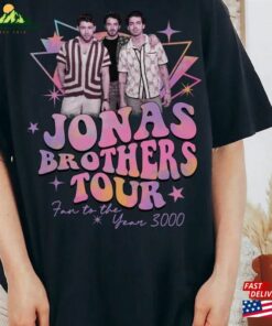 Albums One Night Tour Shirt Jonas In Pink Vintage Unisex Sweatshirt