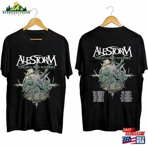 Alestorm Tour Of The Dead Marauder 2024 Shirt Band Fan Sweatshirt T-Shirt