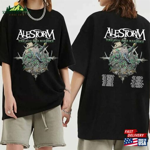 Alestorm Tour Of The Dead Marauder 2024 Shirt Band Fan T-Shirt Sweatshirt