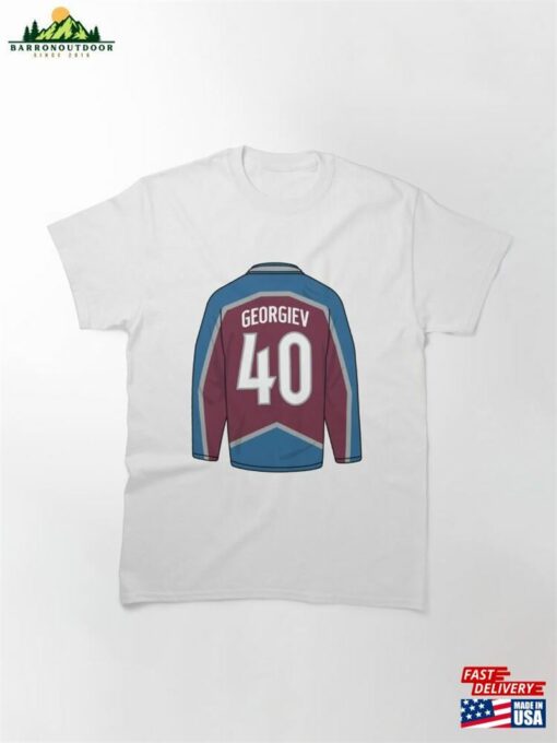 Alexandar Georgiev Colorado Jersey Classic T-Shirt Unisex