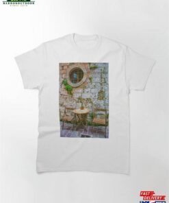 Alfresco Dining In Old Chania Crete Classic T-Shirt Unisex