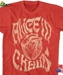 Alice In Chains Heart Red Heather Shirt Sweatshirt Classic