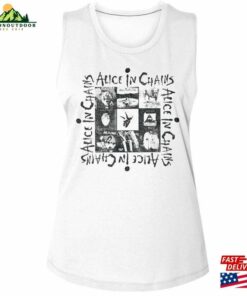Alice In Chains Multi Album Logo White Shirt Sweatshirt T Shirt 3