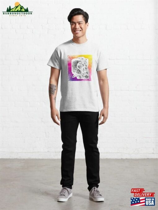 Alice In Wonderland The Long Neck (Original Drawing By Acci) Classic T-Shirt Unisex