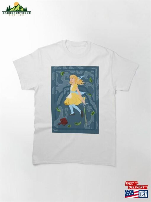 Alice Through The Looking Glass Slays Jabberwocky Classic T-Shirt Sweatshirt