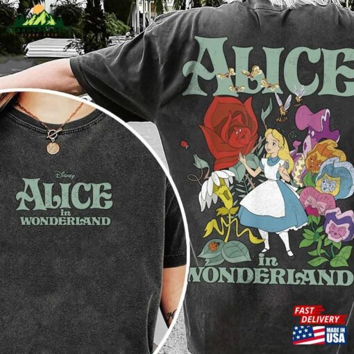 Alice Wonderland Retro Tee Magical Place Shirt Unisex T-Shirt