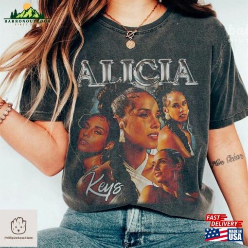 Alicia Keys Music 2023 Unisex Shirt Tour T-Shirt Hoodie