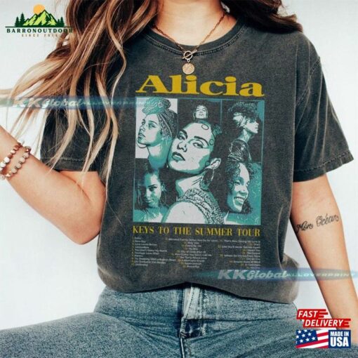 Alicia Keys Music Shirt World Tour 2023 T-Shirt Summer Fan Classic Sweatshirt