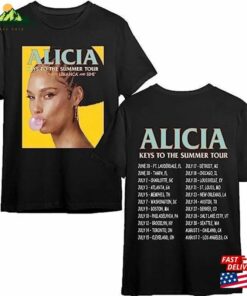Alicia Keys Music Shirt World Tour 2023 T-Shirt Summer Sweatshirt Hoodie Classic